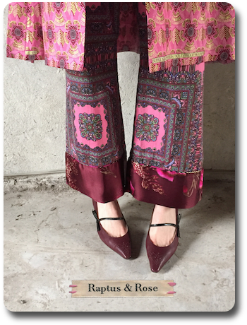 The new R&R  Rose Border Pijama Pant